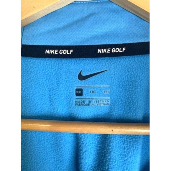 Nike Golf Dallas Cowboys 1/4 Zip Pullover Jacket XXL Blue & Gray Polyester Mens - Picture 2 of 6